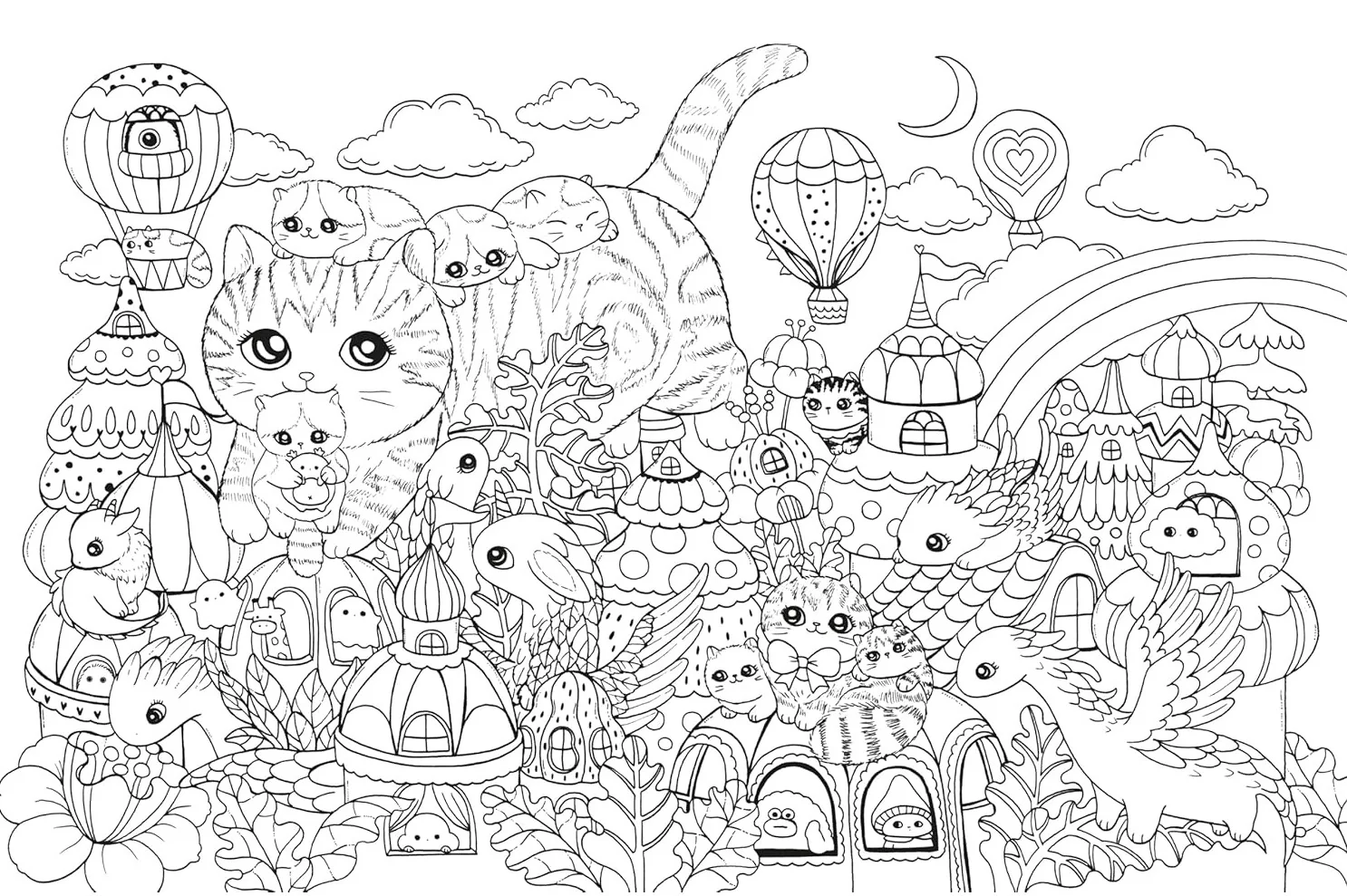 A MILLION KITTENS: ADORABLE FELINES TO COLOR - Image 2