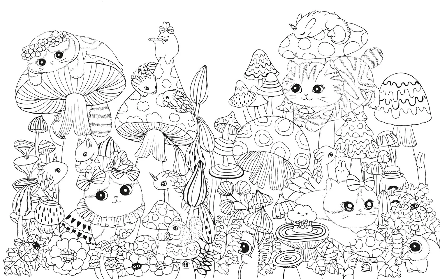 A MILLION KITTENS: ADORABLE FELINES TO COLOR - Image 3