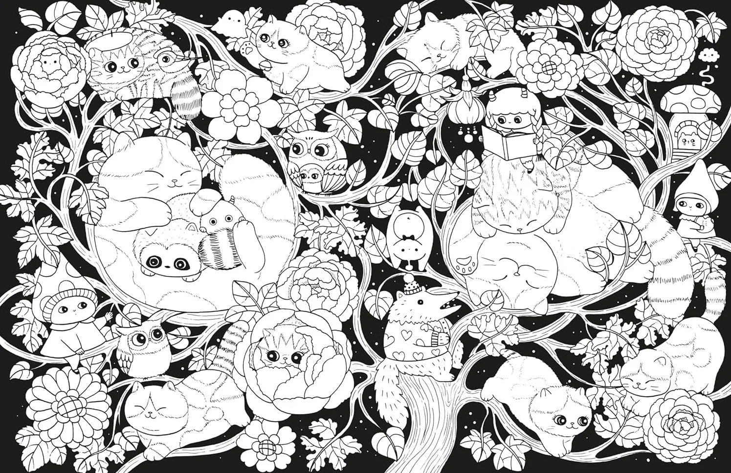 A MILLION KITTENS: ADORABLE FELINES TO COLOR - Image 4