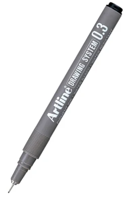 Artline Drawing System Pen Black - Image 10