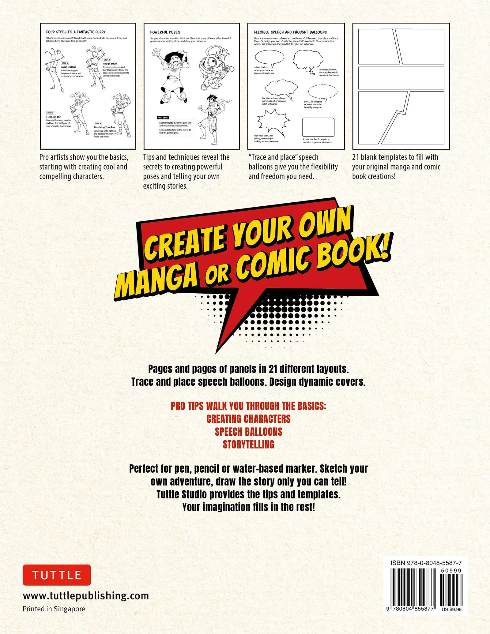 BLANK COMIC BOOK DRAW MANGA - Image 2