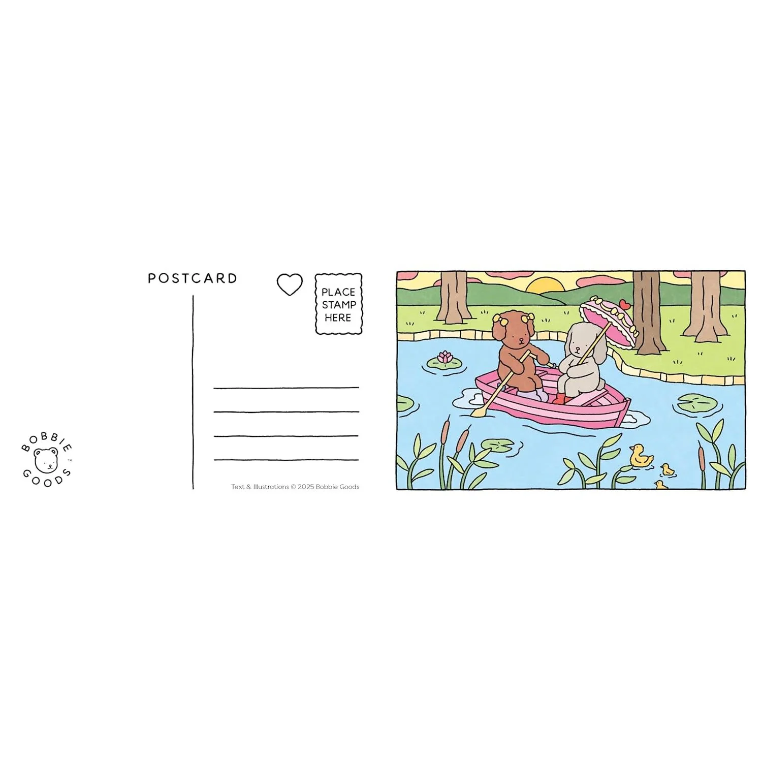 BOBBIE GOODS POSTCARDS COLOURING BOOK - Image 3