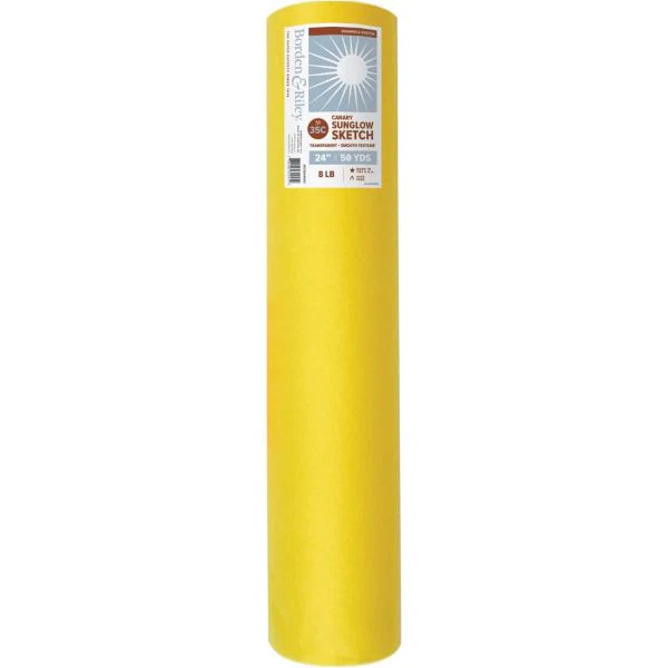 Borden & Riley Sun-Glo Yellow Tracing Paper Roll - Image 3