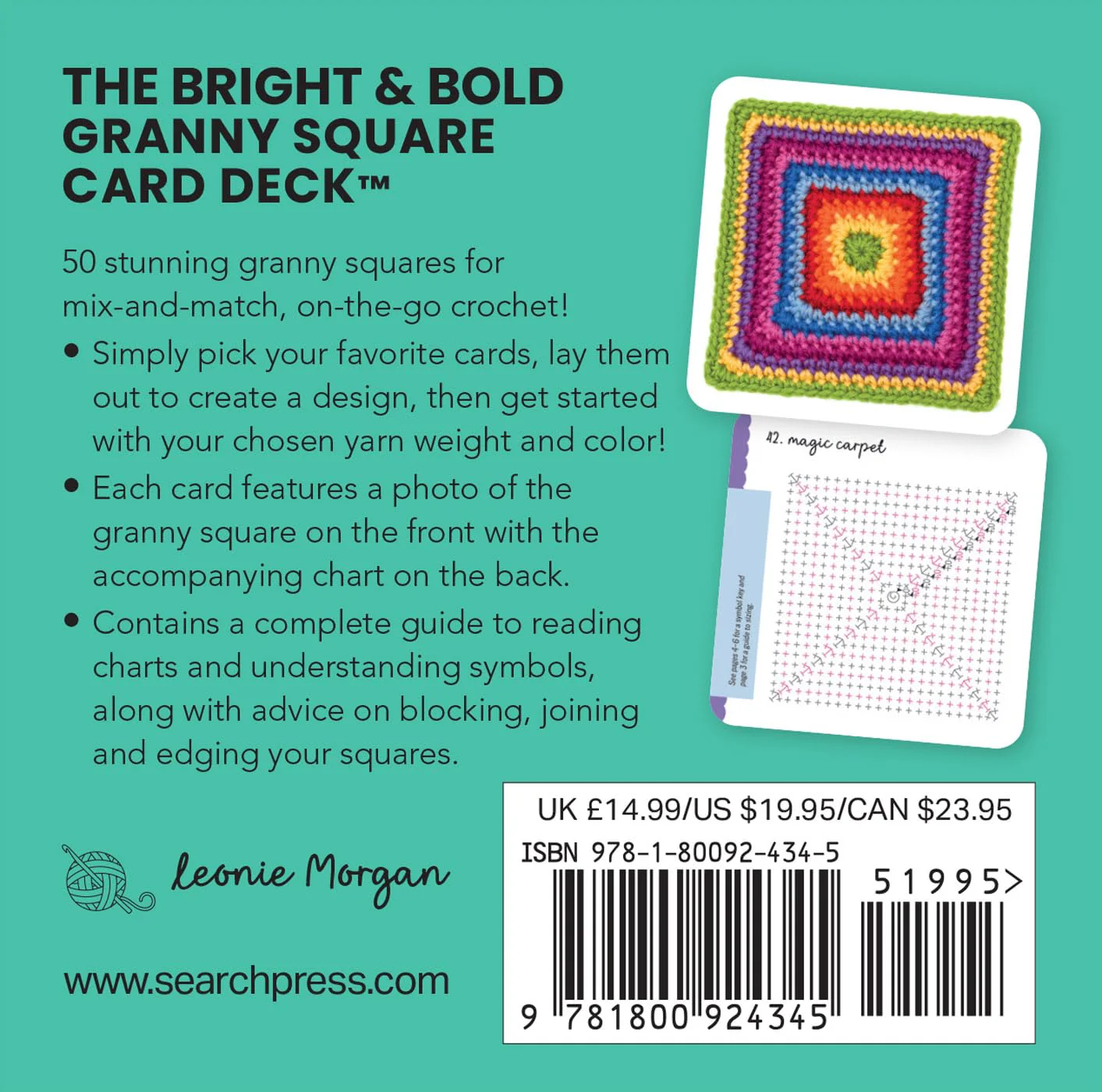 BRIGHT BOLD GRANNY SQUARE CARD DECK - Image 4