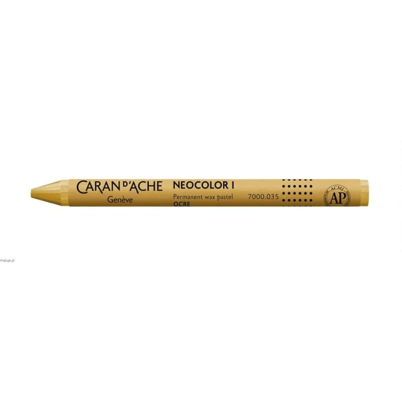 CARAN D'ACHE NEOCOLOR I WAX CRAYON 035 OCHRE - Image 2
