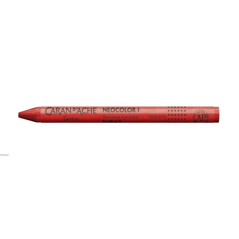 CARAN D'ACHE NEOCOLOR I WAX CRAYON 070 SCARLET - Image 2