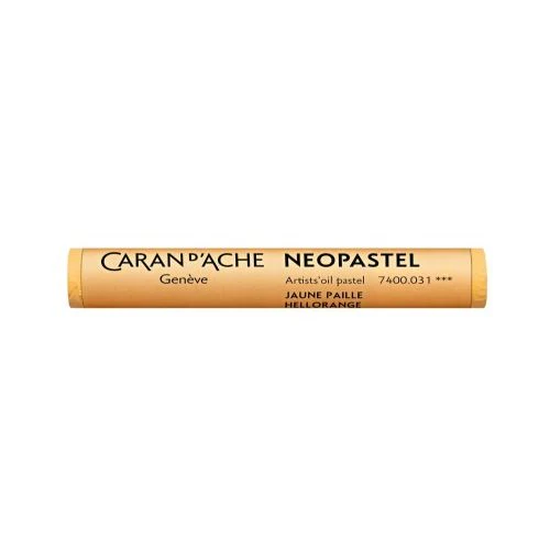 CARAN D'ACHE NEOPASTEL OIL PASTEL 031 ORANGISH YELLOW - Image 2