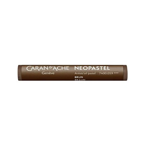 CARAN D'ACHE NEOPASTEL OIL PASTEL 059 BROWN - Image 2