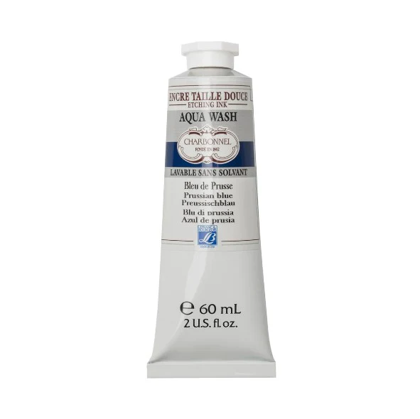Charbonnel Water Washable Printing Ink Prussian Blue S2 - Image 2