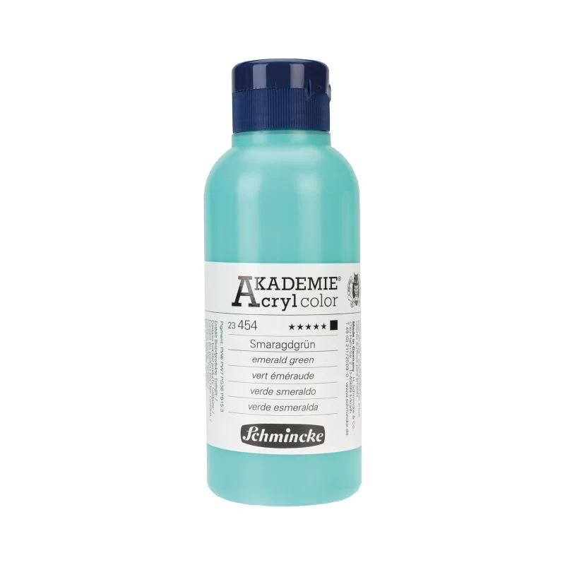 SCHMINCKE  AKADEMIE ACRYLIC PAINT  EMERALD GREEN - Image 2