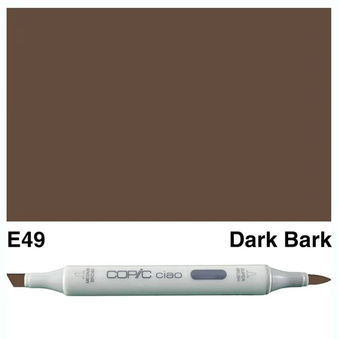 COPIC CIAO MARKER E49 DARK BARK
