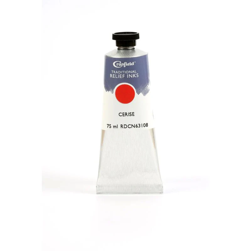 Cranfield Traditional Relief Printing Ink Cerise - Image 2