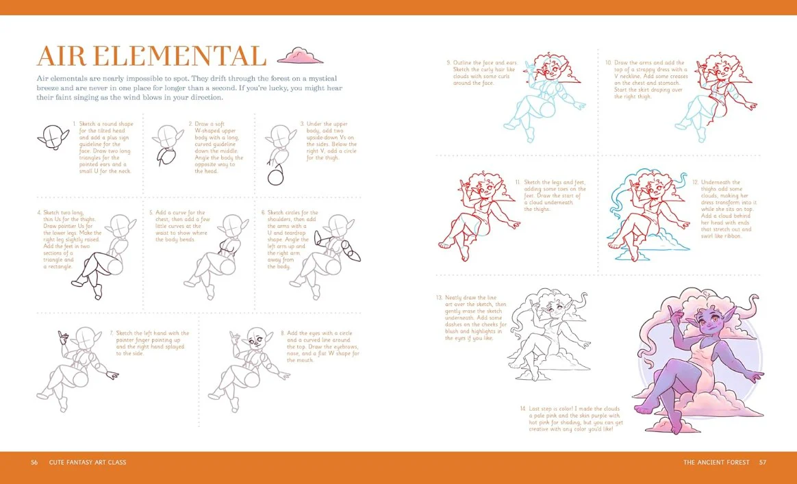 CUTE FANTASY ART CLASS ANIME BESTIES - Image 4