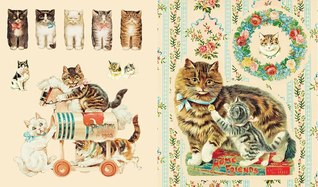 CYNTHIA HARTS VICTORIANA CATS STICKER BOOK - Image 3