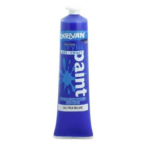 Derivan Student Acrylic Paint Ultra Blue (Warm) - Image 2