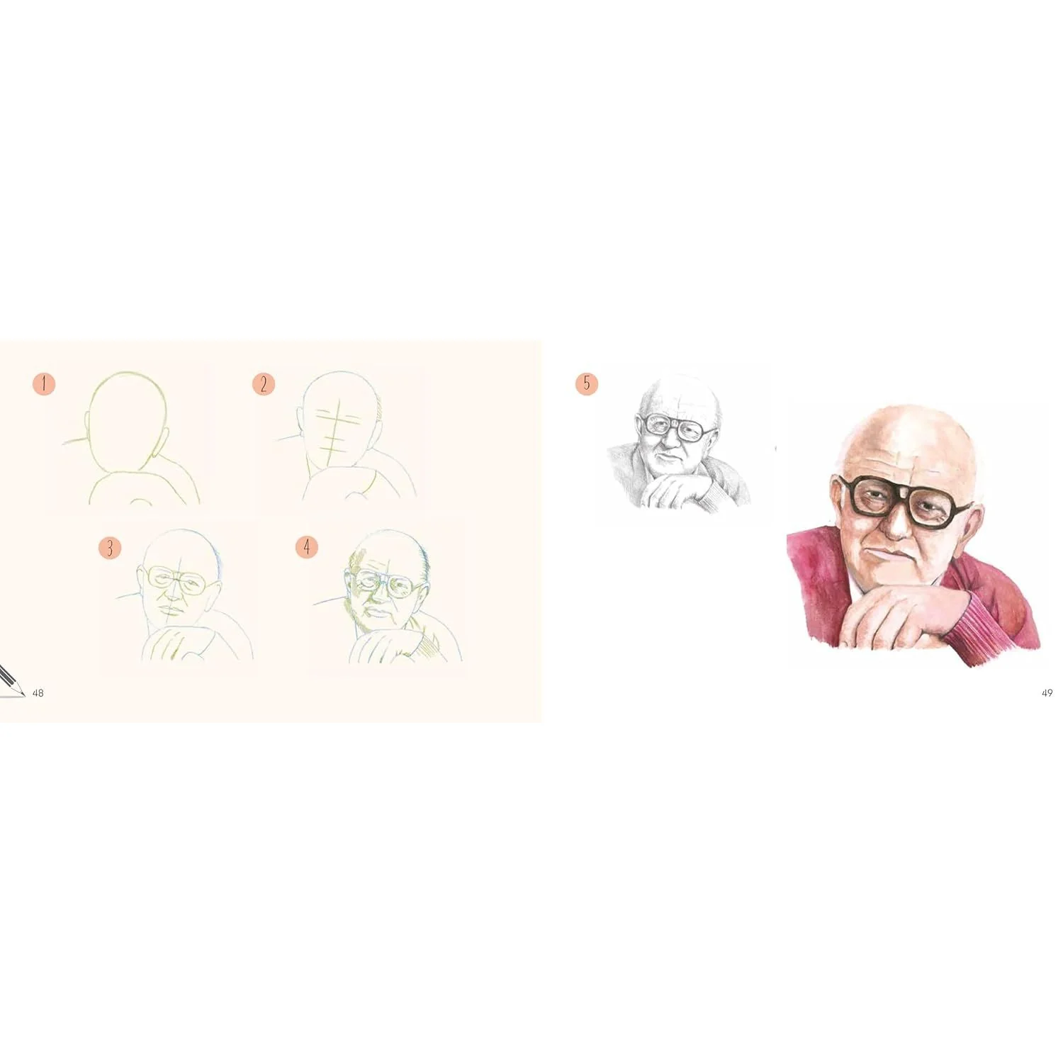 DRAW 30 FACES STEP BY STEP - Image 2