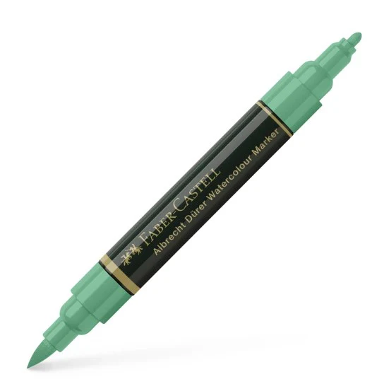 FABER CASTELL ALBRECHT DURER WATERCOLOUR MARKER DARK PHTHALO GREEN - Image 2