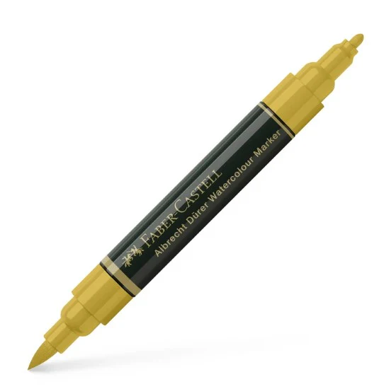 FABER CASTELL ALBRECHT DURER WATERCOLOUR MARKER GREEN GOLD - Image 2