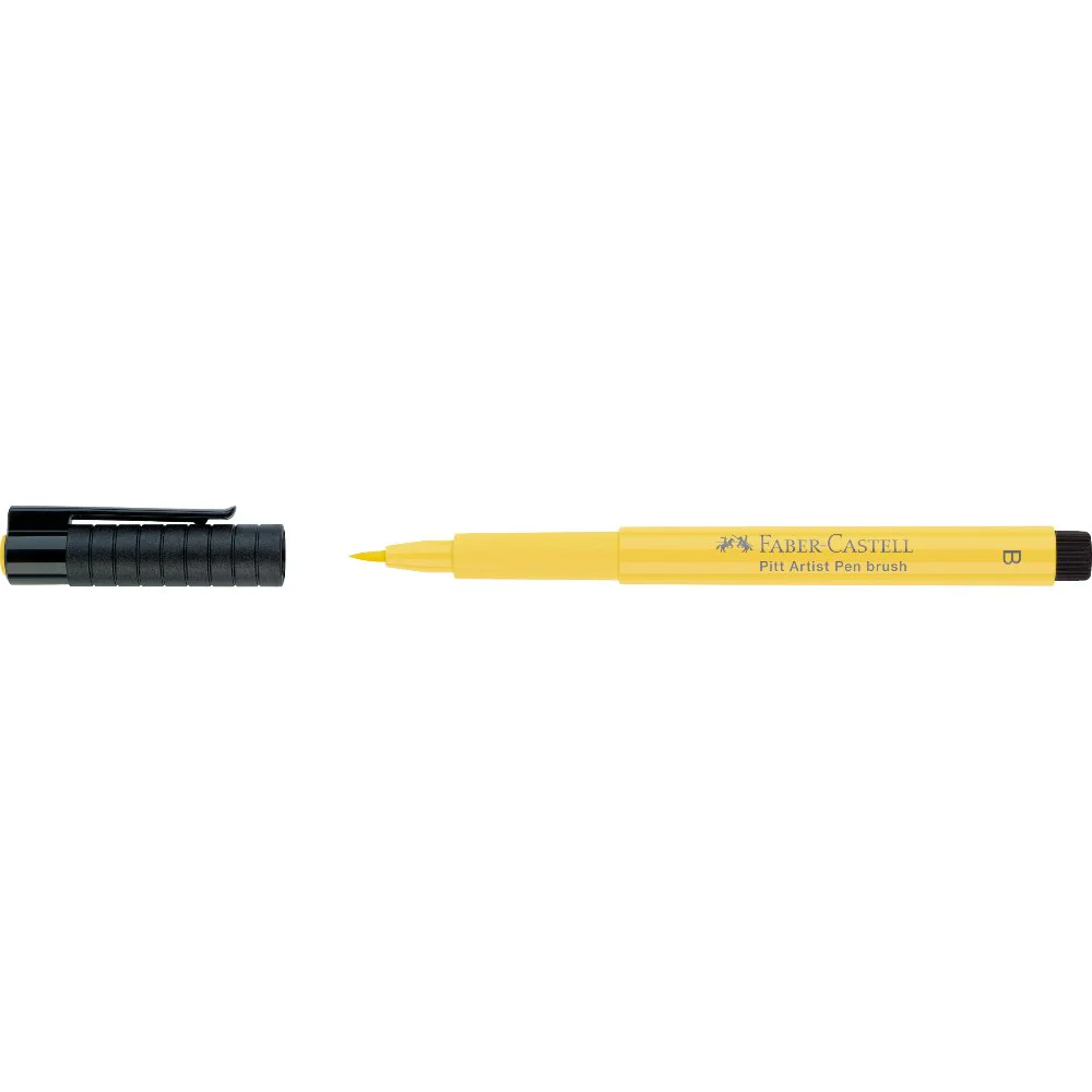 FABER CASTELL PITT ARTIST BRUSH TIP PEN DARK CADMIUM YELLOW - Image 2