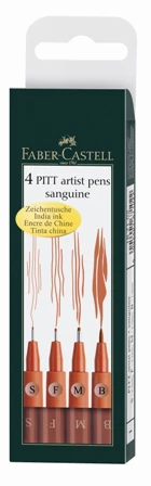 Faber Castell Pitt Artist Pen Sanguine (S,F,M,B)