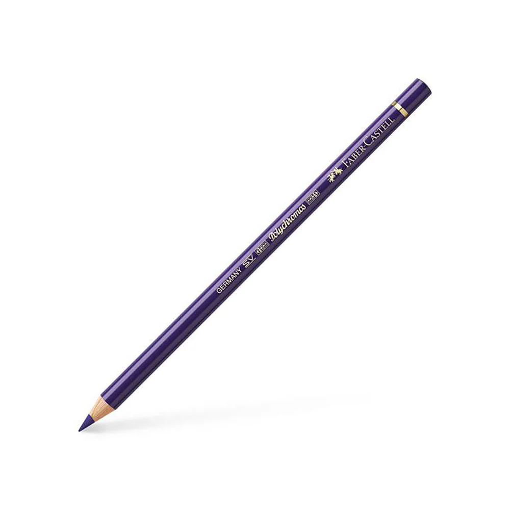 FABER CASTELL POLYCHROMOS COLOURED PENCIL MAUVE 249 - Image 2