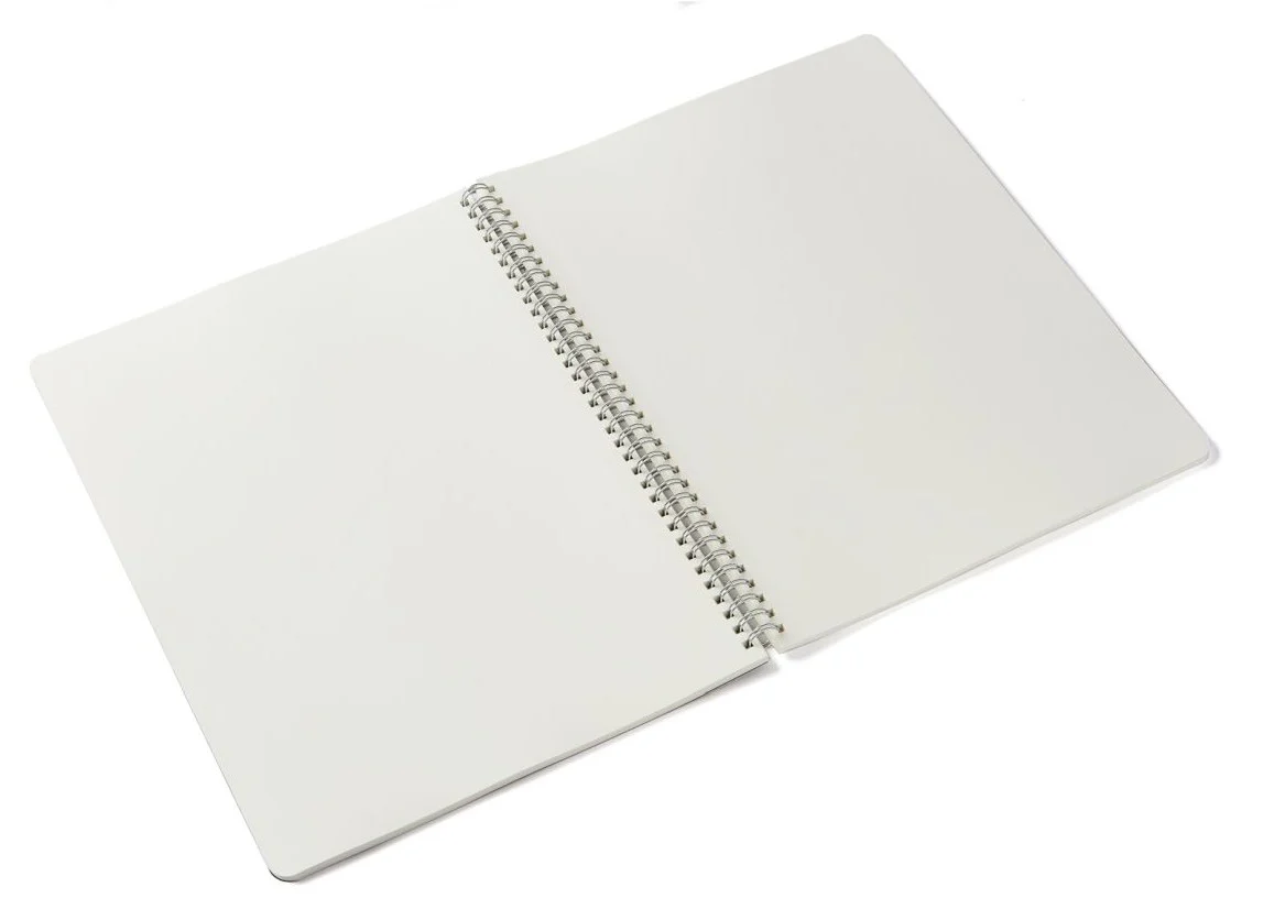 Fabriano Ecoqua Spiral Notebook Raspberry Plain - Image 3