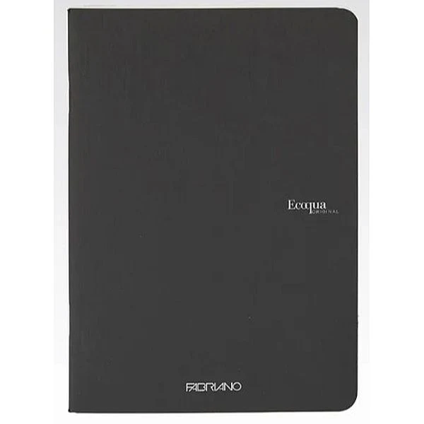 Fabriano Ecoqua Stapled Notebook Black Grid - Image 2
