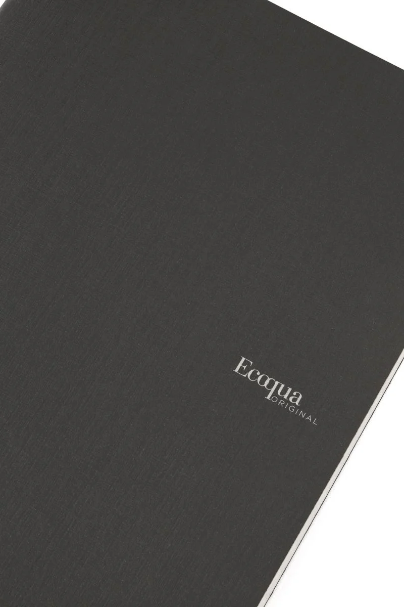 Fabriano Ecoqua Stapled Notebook Black Lined - Image 4