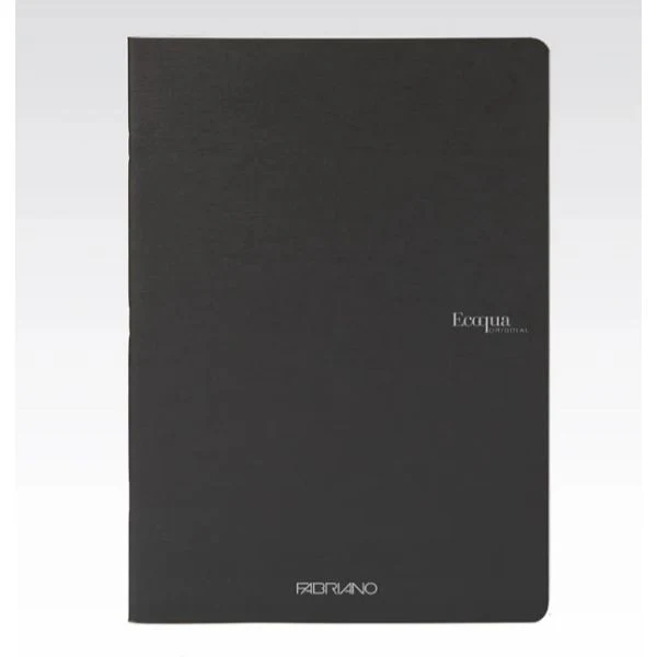 Fabriano Ecoqua Stapled Notebook Black Plain - Image 2