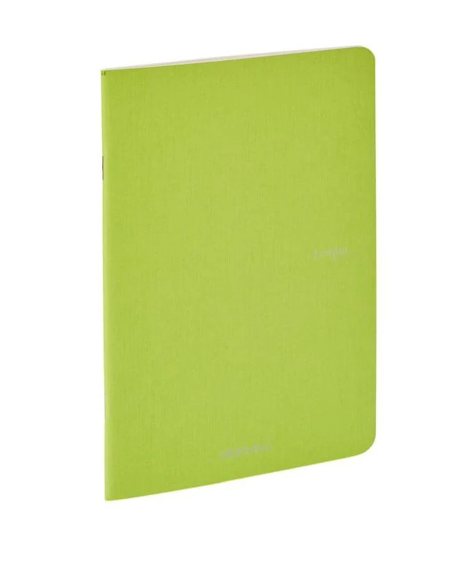 Fabriano Ecoqua Stapled Notebook Lime Lined - Image 3
