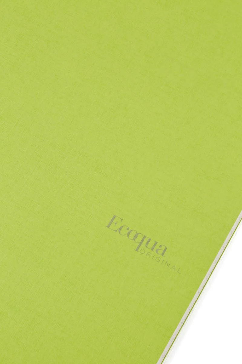 Fabriano Ecoqua Stapled Notebook Lime Plain - Image 3