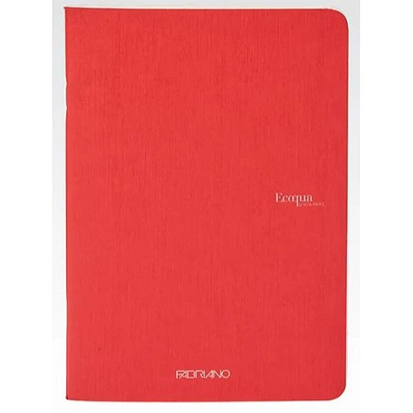 Fabriano Ecoqua Stapled Notebook Raspberry Grid - Image 2