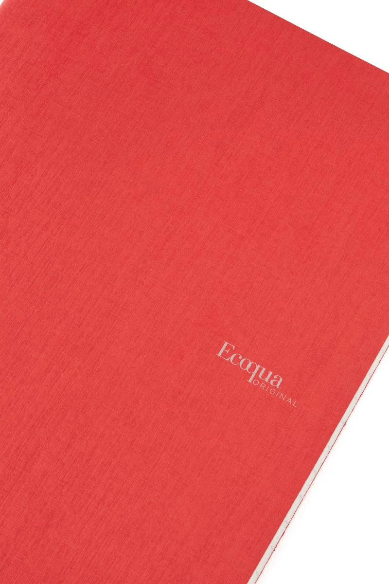 Fabriano Ecoqua Stapled Notebook Raspberry Lined - Image 3