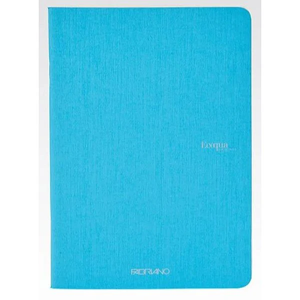Fabriano Ecoqua Stapled Notebook Turquoise Lined - Image 2