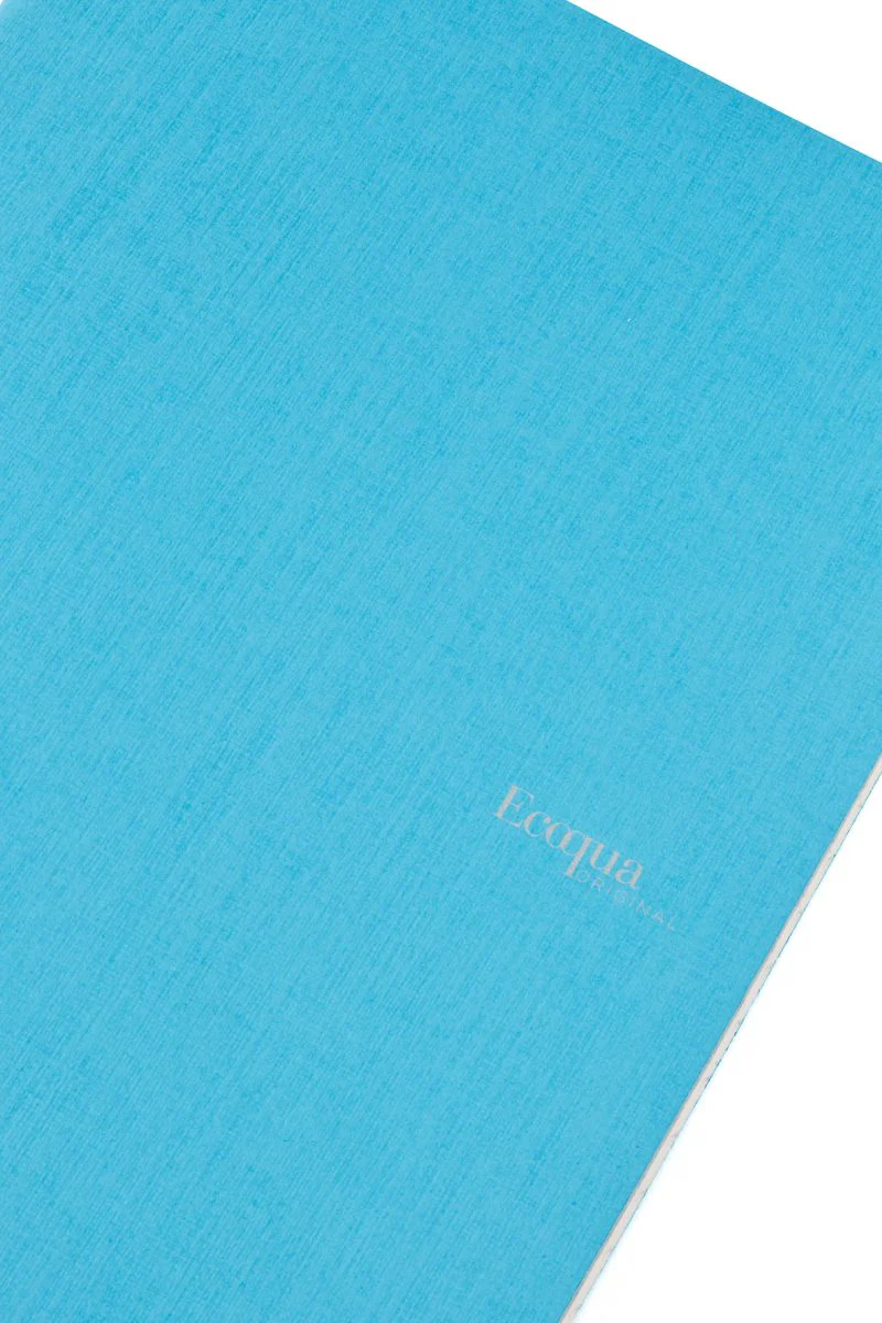 Fabriano Ecoqua Stapled Notebook Turquoise Lined - Image 3