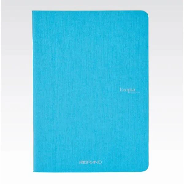 Fabriano Ecoqua Stapled Notebook Turquoise Plain - Image 2