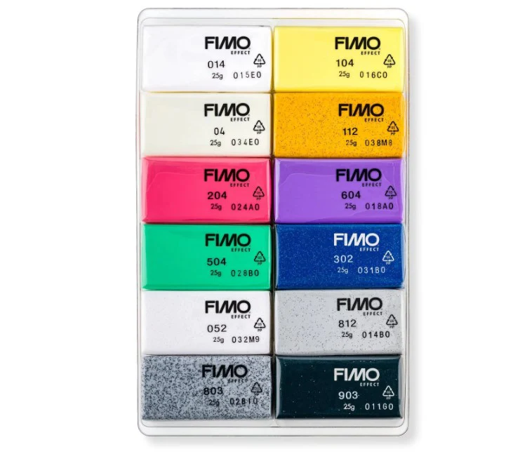 Fimo Effect Modelling Clay Colour Set 12 - Image 2