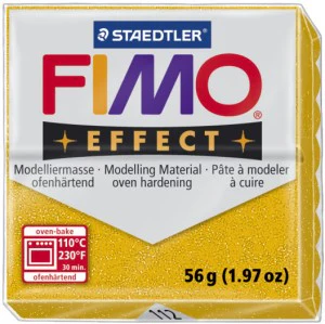 Fimo Effect Modelling Clay Glitter Gold - Image 2