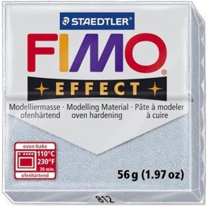 Fimo Effect Modelling Clay Glitter Silver - Image 2