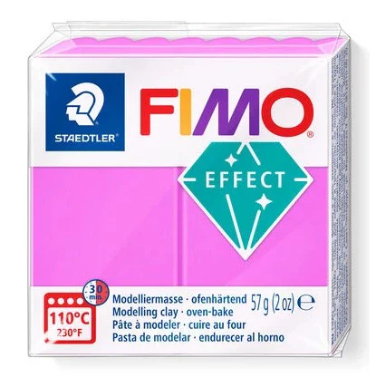 Fimo Effect Modelling Clay Neon Purple - Image 2