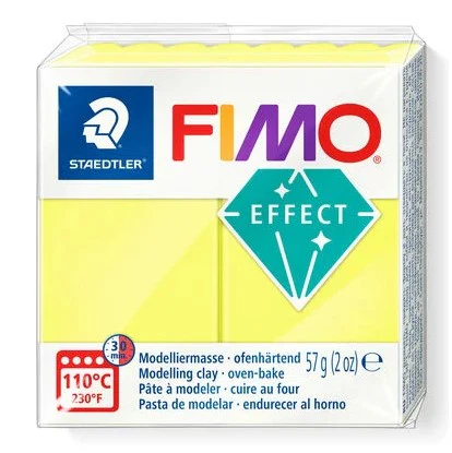 Fimo Effect Modelling Clay Neon Yellow - Image 2