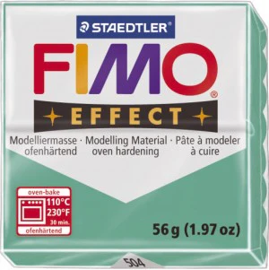 Fimo Effect Modelling Clay Translucent Green - Image 2