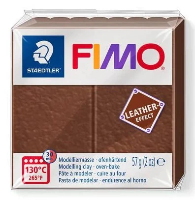 Fimo Leather Effect Modelling Clay Nut - Image 2