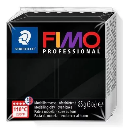 Fimo Professional Modelling Clay Black - Image 2