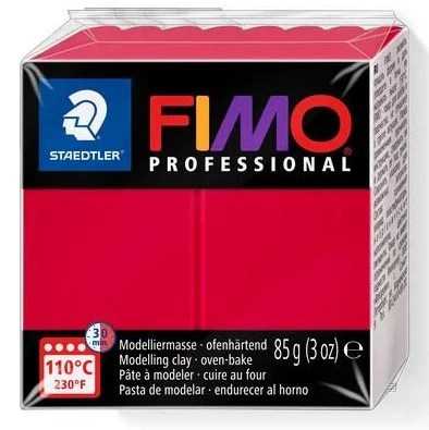 Fimo Professional Modelling Clay Carmine - Image 2