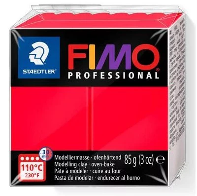 Fimo Professional Modelling Clay True Red - Image 2