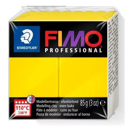 Fimo Professional Modelling Clay True Yellow - Image 2