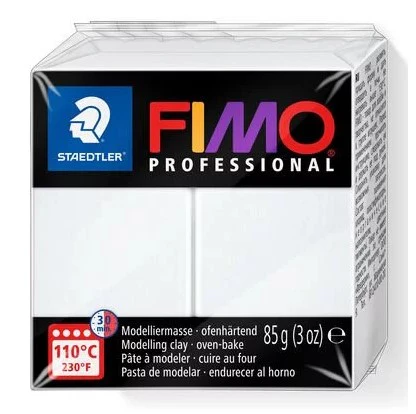 Fimo Professional Modelling Clay White - Image 2