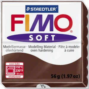 Fimo Soft Block Modelling Clay Chocolate - Image 2