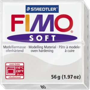 Fimo Soft Block Modelling Clay Dolphin Grey - Image 2